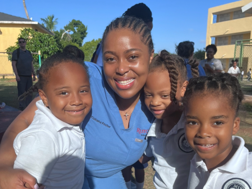 Tishana Foster with kids
